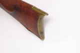 c.1850s-60s Antique ENGRAVED Full-Stock .36 Percussion American LONG RIFLEMaple Stripe Full Stock Game Getter DOUBLE SET TRIGGER - Image 19 of 19