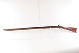 c.1850s-60s Antique ENGRAVED Full-Stock .36 Percussion American LONG RIFLEMaple Stripe Full Stock Game Getter DOUBLE SET TRIGGER - Image 14 of 19