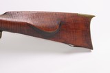 c.1850s-60s Antique ENGRAVED Full-Stock .36 Percussion American LONG RIFLEMaple Stripe Full Stock Game Getter DOUBLE SET TRIGGER - Image 15 of 19