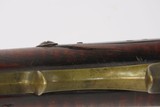 c.1850s-60s Antique ENGRAVED Full-Stock .36 Percussion American LONG RIFLEMaple Stripe Full Stock Game Getter DOUBLE SET TRIGGER - Image 7 of 19