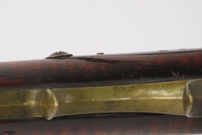 c.1850s-60s Antique ENGRAVED Full-Stock .36 Percussion American LONG RIFLEMaple Stripe Full Stock Game Getter DOUBLE SET TRIGGER - Image 7 of 19