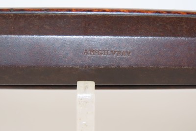 ENGRAVED Antique A. McGILVRAY Full-Stock .38 Percussion American LONG RIFLE HUNTING/HOMESTEAD Game Getter DOUBLE SET TRIGGER - Image 11 of 21