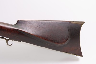 ENGRAVED Antique A. McGILVRAY Full-Stock .38 Percussion American LONG RIFLE HUNTING/HOMESTEAD Game Getter DOUBLE SET TRIGGER - Image 17 of 21