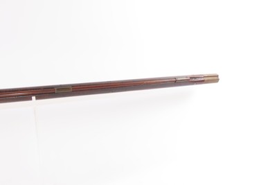 ENGRAVED Antique A. McGILVRAY Full-Stock .38 Percussion American LONG RIFLE HUNTING/HOMESTEAD Game Getter DOUBLE SET TRIGGER - Image 10 of 21