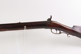 ENGRAVED Antique A. McGILVRAY Full-Stock .38 Percussion American LONG RIFLE HUNTING/HOMESTEAD Game Getter DOUBLE SET TRIGGER - Image 18 of 21