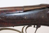 ENGRAVED Antique A. McGILVRAY Full-Stock .38 Percussion American LONG RIFLE HUNTING/HOMESTEAD Game Getter DOUBLE SET TRIGGER - Image 7 of 21
