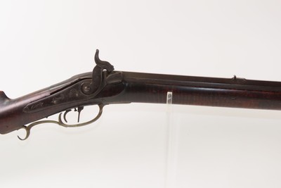 ENGRAVED Antique A. McGILVRAY Full-Stock .38 Percussion American LONG RIFLE HUNTING/HOMESTEAD Game Getter DOUBLE SET TRIGGER - Image 4 of 21
