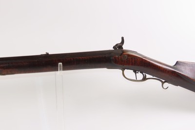 ENGRAVED Antique A. McGILVRAY Full-Stock .38 Percussion American LONG RIFLE HUNTING/HOMESTEAD Game Getter DOUBLE SET TRIGGER - Image 18 of 21