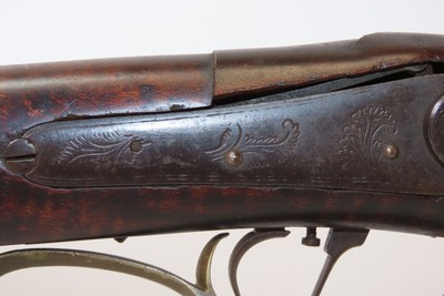 ENGRAVED Antique A. McGILVRAY Full-Stock .38 Percussion American LONG RIFLE HUNTING/HOMESTEAD Game Getter DOUBLE SET TRIGGER - Image 7 of 21