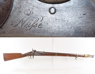 CIVIL WAR PRUSSIAN Antique NEISSE ARMORY M1809 Percussion CONVERSION Musket Converted from FLINTLOCK and made Circa 1821 - Image 1 of 23