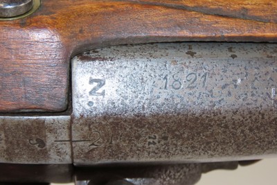 CIVIL WAR PRUSSIAN Antique NEISSE ARMORY M1809 Percussion CONVERSION Musket Converted from FLINTLOCK and made Circa 1821 - Image 11 of 23
