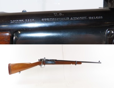 1901 mfr. U.S. SPRINGFIELD M1898 KRAG .30-40 Sporting MILITARY Rifle C&RTurn of the Century Bolt Action INFANTRY Rifle - Image 1 of 17