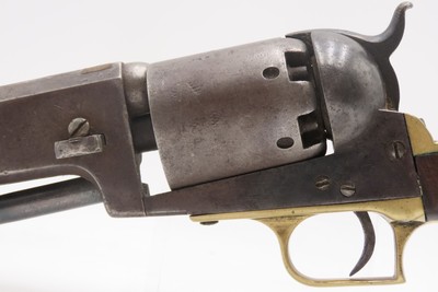 RARE 1850 Antique CIVIL WAR Transitional COLT DRAGOON Percussion RevolverFalls Early in the Second Model Serial Number Range - Image 14 of 17