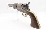 RARE 1850 Antique CIVIL WAR Transitional COLT DRAGOON Percussion RevolverFalls Early in the Second Model Serial Number Range - Image 17 of 17