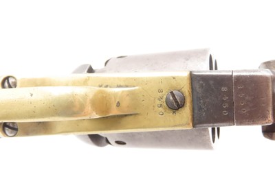 RARE 1850 Antique CIVIL WAR Transitional COLT DRAGOON Percussion RevolverFalls Early in the Second Model Serial Number Range - Image 6 of 17