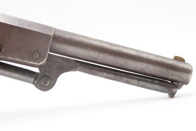RARE 1850 Antique CIVIL WAR Transitional COLT DRAGOON Percussion RevolverFalls Early in the Second Model Serial Number Range - Image 3 of 17