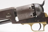RARE 1850 Antique CIVIL WAR Transitional COLT DRAGOON Percussion RevolverFalls Early in the Second Model Serial Number Range - Image 14 of 17
