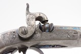 CASED BRACE of SCOTTISH Antique RAMSHORN PISTOLD by RICHARD SOUTHALLEngraved, Fire Blue, All Metal, Matching Pair - Image 8 of 24