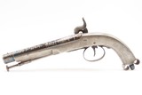 CASED BRACE of SCOTTISH Antique RAMSHORN PISTOLD by RICHARD SOUTHALLEngraved, Fire Blue, All Metal, Matching Pair - Image 13 of 24