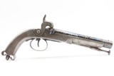 CASED BRACE of SCOTTISH Antique RAMSHORN PISTOLD by RICHARD SOUTHALLEngraved, Fire Blue, All Metal, Matching Pair - Image 5 of 24