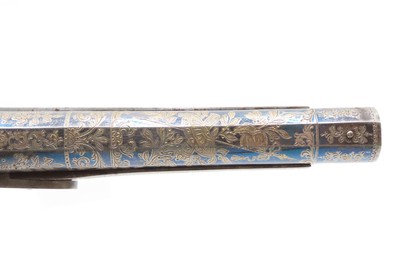 CASED BRACE of SCOTTISH Antique RAMSHORN PISTOLD by RICHARD SOUTHALLEngraved, Fire Blue, All Metal, Matching Pair - Image 23 of 24