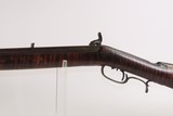 c.1850s-60s Antique TAYLOR Full-Stock .36 Percussion American LONG RIFLEHUNTING/HOMESTEAD Game Getter TIGER MAPLE STOCK - Image 16 of 19