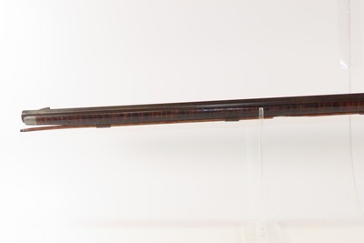 c.1850s-60s Antique TAYLOR Full-Stock .36 Percussion American LONG RIFLEHUNTING/HOMESTEAD Game Getter TIGER MAPLE STOCK - Image 17 of 19