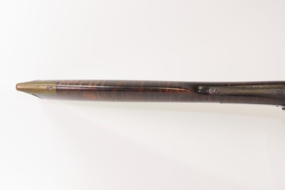 c.1850s-60s Antique TAYLOR Full-Stock .36 Percussion American LONG RIFLEHUNTING/HOMESTEAD Game Getter TIGER MAPLE STOCK - Image 11 of 19