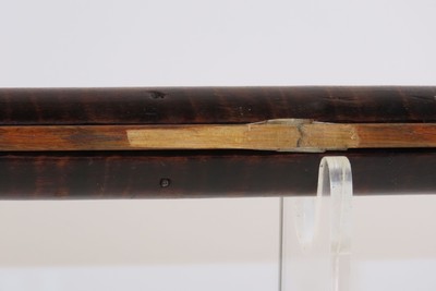 c.1850s-60s Antique TAYLOR Full-Stock .36 Percussion American LONG RIFLEHUNTING/HOMESTEAD Game Getter TIGER MAPLE STOCK - Image 9 of 19