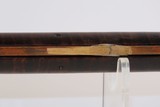 c.1850s-60s Antique TAYLOR Full-Stock .36 Percussion American LONG RIFLEHUNTING/HOMESTEAD Game Getter TIGER MAPLE STOCK - Image 9 of 19