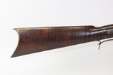 c.1850s-60s Antique TAYLOR Full-Stock .36 Percussion American LONG RIFLEHUNTING/HOMESTEAD Game Getter TIGER MAPLE STOCK - Image 3 of 19