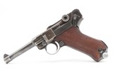WWII GERMAN MAUSER s/42 Code “1938” Date Luger P.08 Pistol C&R w/HOLSTERTHIRD REICH 9mm Sidearm - Image 8 of 19