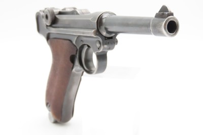 WWII GERMAN MAUSER s/42 Code “1938” Date Luger P.08 Pistol C&R w/HOLSTERTHIRD REICH 9mm Sidearm - Image 10 of 19