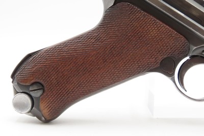 WWII GERMAN MAUSER s/42 Code “1938” Date Luger P.08 Pistol C&R w/HOLSTERTHIRD REICH 9mm Sidearm - Image 5 of 19