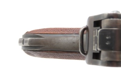 WWII GERMAN MAUSER s/42 Code “1938” Date Luger P.08 Pistol C&R w/HOLSTERTHIRD REICH 9mm Sidearm - Image 6 of 19