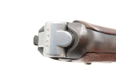 WWII GERMAN MAUSER s/42 Code “1938” Date Luger P.08 Pistol C&R w/HOLSTERTHIRD REICH 9mm Sidearm - Image 2 of 19