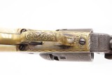 GUSTAVE YOUNG Era Factory Engraved COLT M1849 Revolver ANTIQUE IVORY GRIPSMODEL 1849 .31 Caliber PERCUSSION “Pocket Revolver” - Image 9 of 21