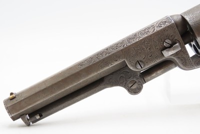 GUSTAVE YOUNG Era Factory Engraved COLT M1849 Revolver ANTIQUE IVORY GRIPSMODEL 1849 .31 Caliber PERCUSSION “Pocket Revolver” - Image 2 of 21