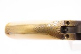 GUSTAVE YOUNG Era Factory Engraved COLT M1849 Revolver ANTIQUE IVORY GRIPSMODEL 1849 .31 Caliber PERCUSSION “Pocket Revolver” - Image 10 of 21