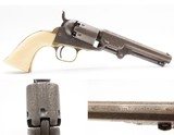GUSTAVE YOUNG Era Factory Engraved COLT M1849 Revolver ANTIQUE IVORY GRIPSMODEL 1849 .31 Caliber PERCUSSION “Pocket Revolver”
