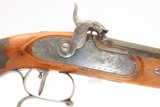 CASED Antique PAIR of ENGRAVED European Percussion DUELING & TARGET Pistols ATTRACTIVE Mid-19th Century BRACE w/ACCESSORIES - Image 24 of 25