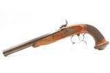 CASED Antique PAIR of ENGRAVED European Percussion DUELING & TARGET Pistols ATTRACTIVE Mid-19th Century BRACE w/ACCESSORIES - Image 15 of 25