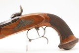 CASED Antique PAIR of ENGRAVED European Percussion DUELING & TARGET Pistols ATTRACTIVE Mid-19th Century BRACE w/ACCESSORIES - Image 17 of 25