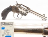 LETTERED 1898 Antique COLT Model 1878 FRONTIER ARMY .44-40 Revolver 4-3/4”NEW ORLEANS SHIPPED “FRONTIER SIX-SHOOTER” - Image 1 of 19