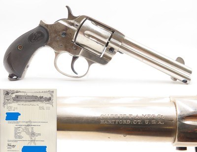 LETTERED 1898 Antique COLT Model 1878 FRONTIER ARMY .44-40 Revolver 4-3/4”NEW ORLEANS SHIPPED “FRONTIER SIX-SHOOTER”
