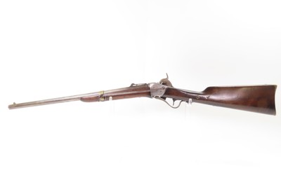 SHARPS Model 1851 BOX LOCK SADDLE RING CARBINE .52 Percussion Pre-Civil War RARE 1 of 1,857 Breech Loading SRC’s Made - Image 16 of 21