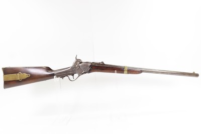 SHARPS Model 1851 BOX LOCK SADDLE RING CARBINE .52 Percussion Pre-Civil War RARE 1 of 1,857 Breech Loading SRC’s Made - Image 2 of 21