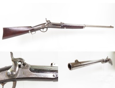 Antique CIVIL WAR Era U.S. Gibbs Patent Percussion Saddle Ring CARBINE Rare 1 of 1,052 Gibbs Carbines Made by WILLIAM F. BROOKS - Image 1 of 23
