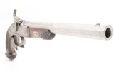 Antique CASED PAIR of ENGRAVED Belgian Percussion DUELING/TARGET PistolsATTRACTIVE “N. Chaumont” Gold Inlaid BRACE w/ACCESSORIES - Image 23 of 25