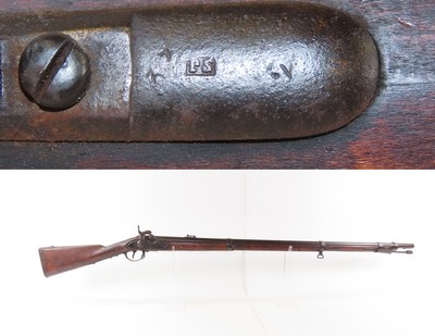 CIVIL WAR Era Antique AUSTRIAN .69 Percussion Conversion MUSKET Full-StockUsed by both UNION and CONFEDERATE FORCES - Image 1 of 20